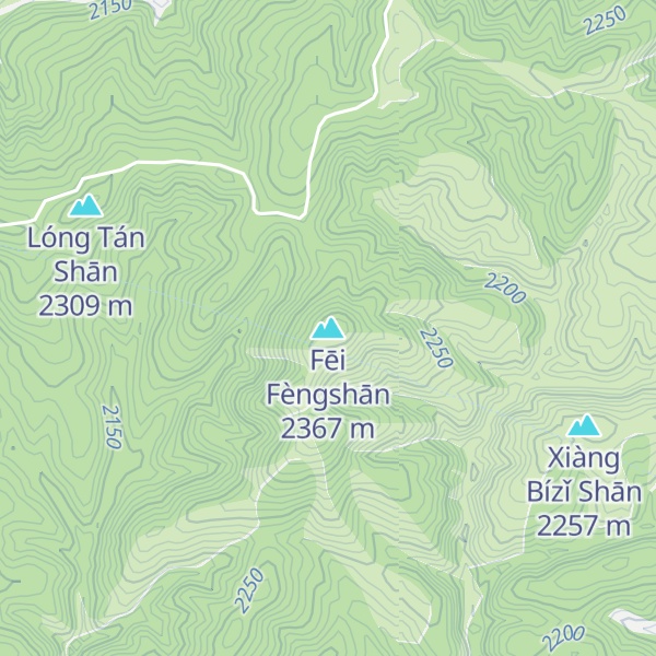 Map of Fēi Fèngshān