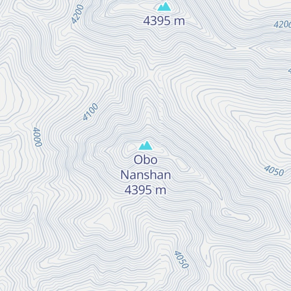 Map of Obo Nanshan