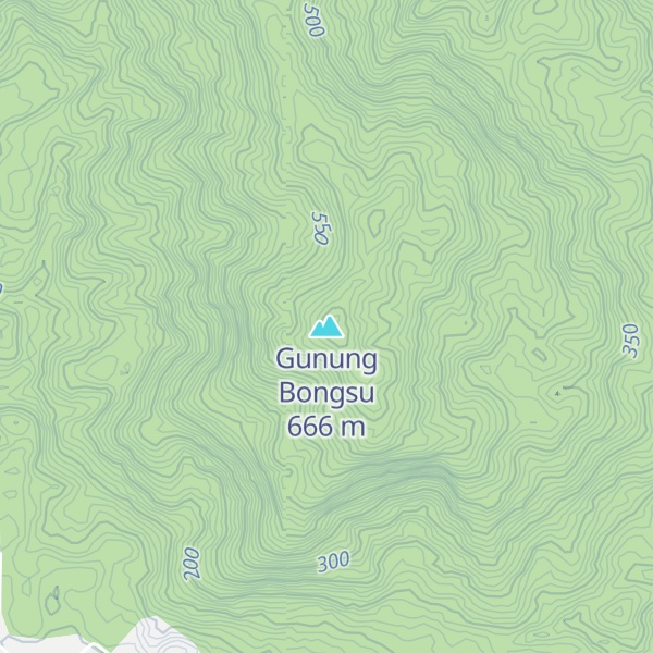 Map of Gunung Bongsu