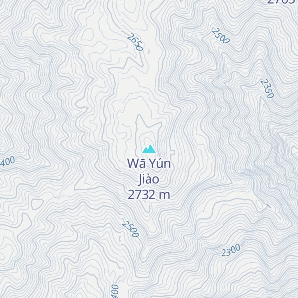 Map of Wā Yún Jiào