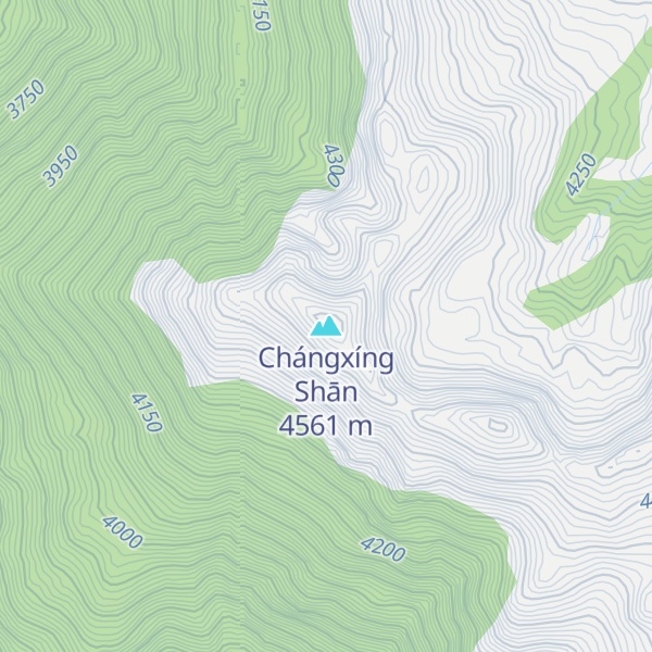 Map of Chángxíng Shān
