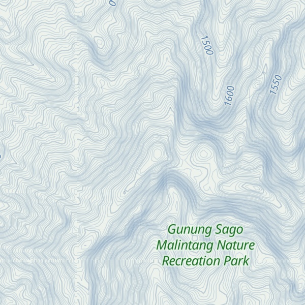 Map of Gunung Malintang