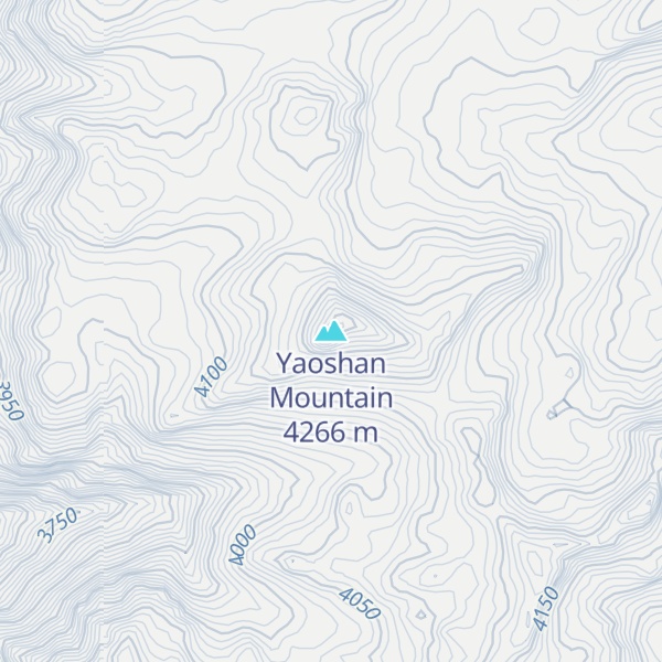 Map of Yaoshan Mountain