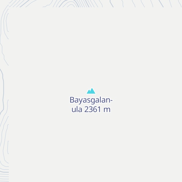 Map of Bayasgalan-ula