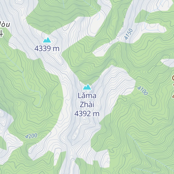 Map of Lǎma Zhài