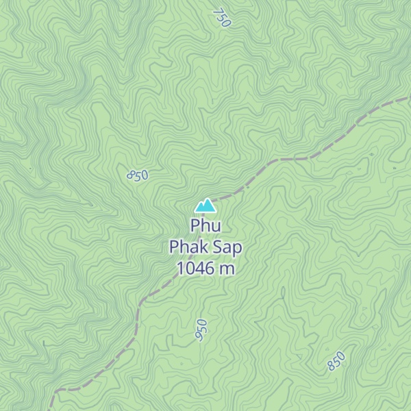 Map of Phu Phak Sap