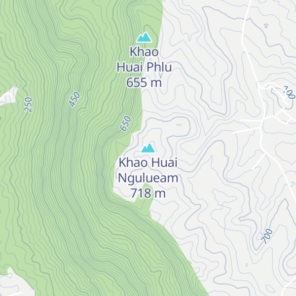 Map of Khao Huai Ngulueam