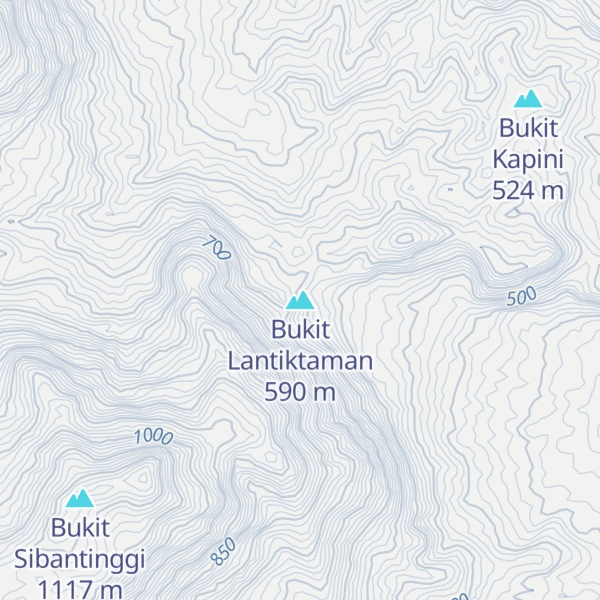 Map of Bukit Lantiktaman