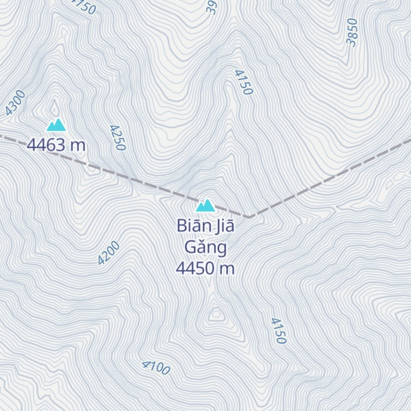 Map of Biān Jiā Gǎng