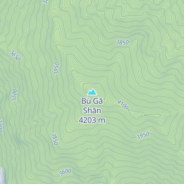 Map of Bù Gā Shān