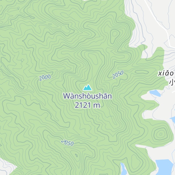 Map of Wànshòushān