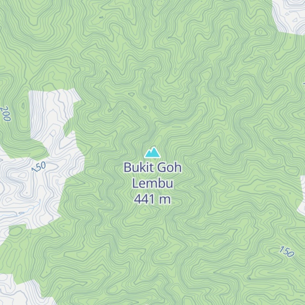 Map of Bukit Goh Lembu