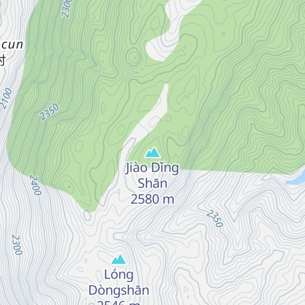 Map of Jiào Dǐng Shān