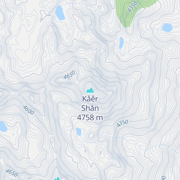 Map of Kǎěr Shān