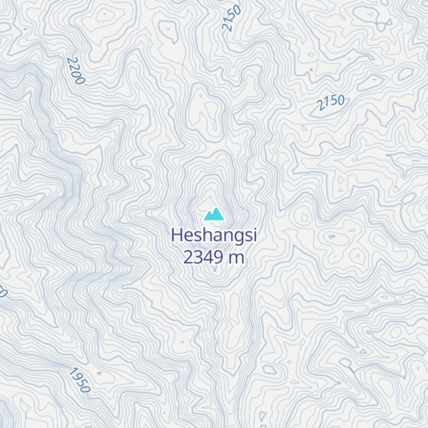 Map of Heshangsi