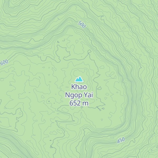 Map of Khao Ngop Yai