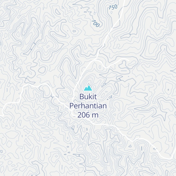 Map of Bukit Perhantian