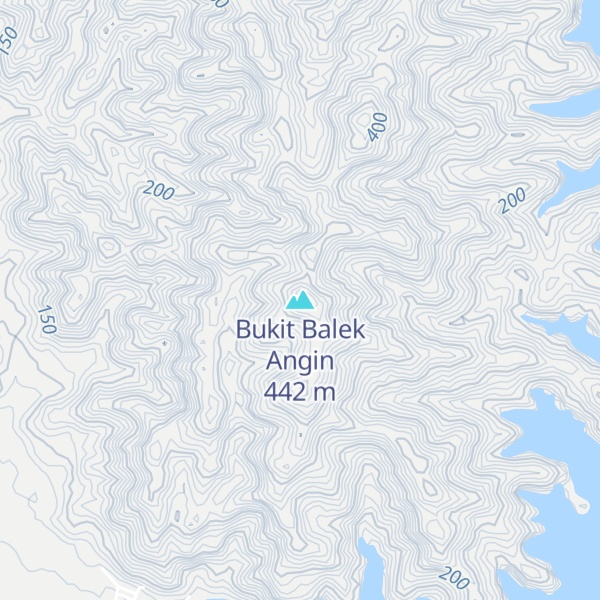 Map of Bukit Balek Angin