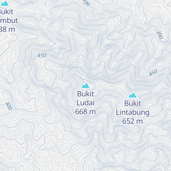 Map of Bukit Ludai