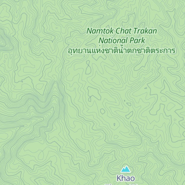 Map of Khao Tung Ta Dam