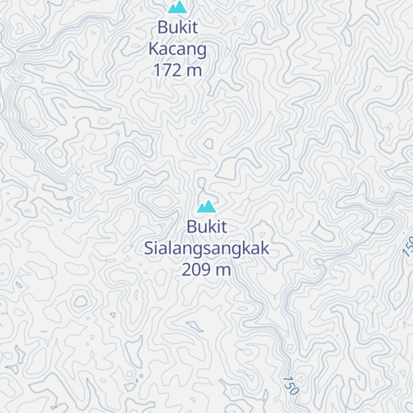 Map of Bukit Sialangsangkak
