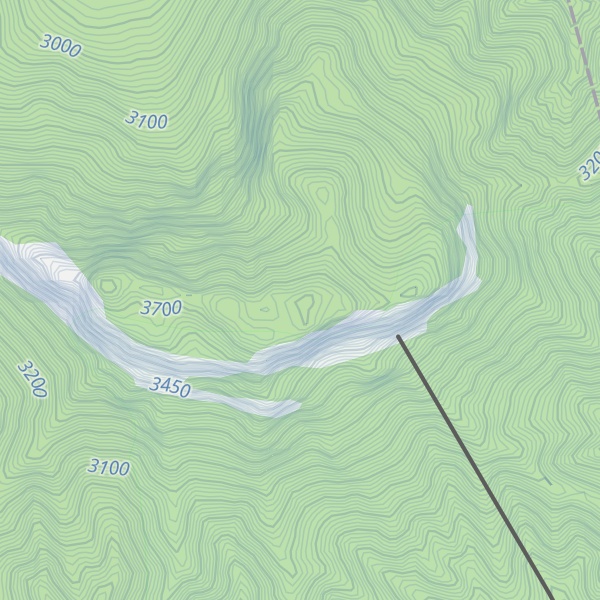 Map of Goddess Gemu Mountain