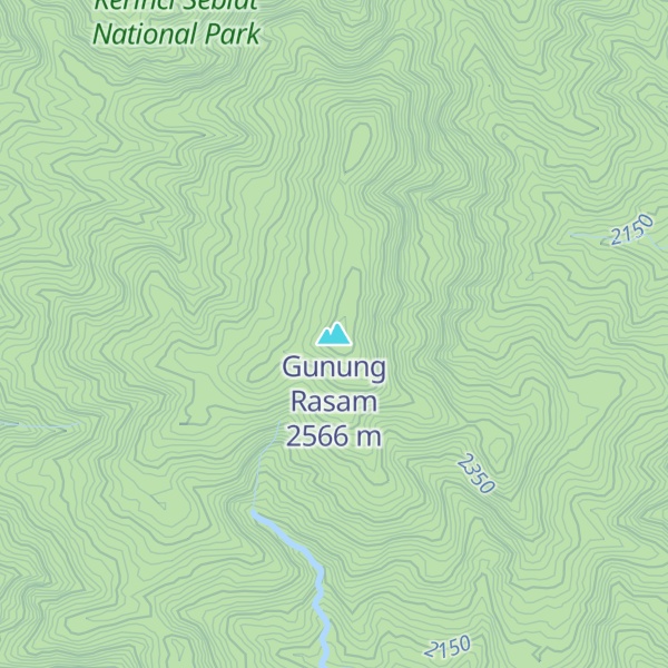 Map of Gunung Rasam