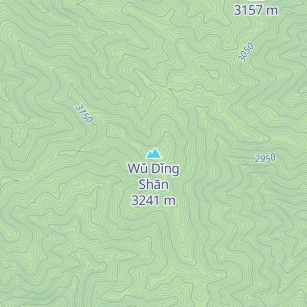 Map of Wǔ Dǐng Shān