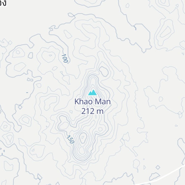 Map of Khao Man