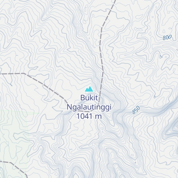 Map of Bukit Ngalautinggi
