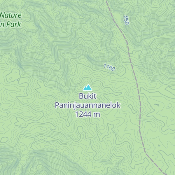 Map of Bukit Paninjauannanelok