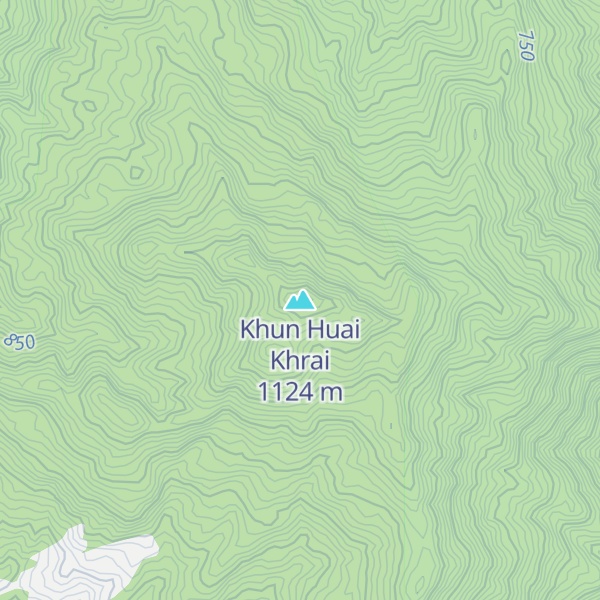 Map of Khun Huai Khrai