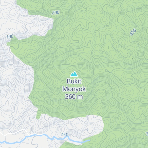 Map of Bukit Monyok
