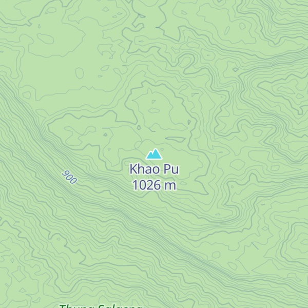 Map of Khao Pu