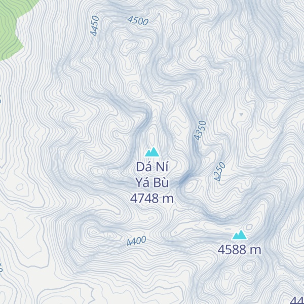 Map of Dá Ní Yá Bù