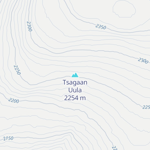 Map of Tsagaan Uula