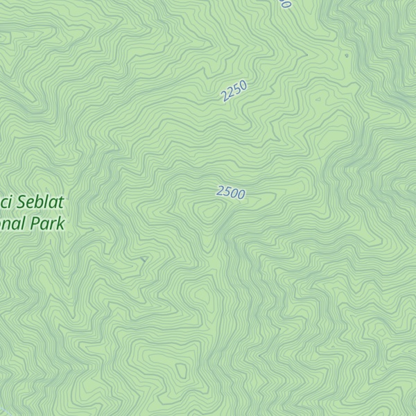 Map of Gunung Boleng