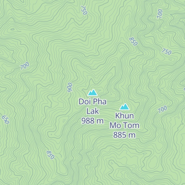 Map of Doi Pha Lak