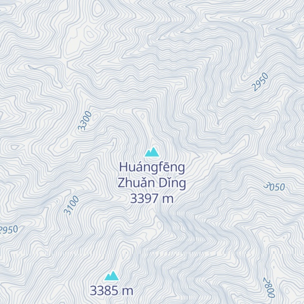 Map of Huángfēng Zhuǎn Dǐng