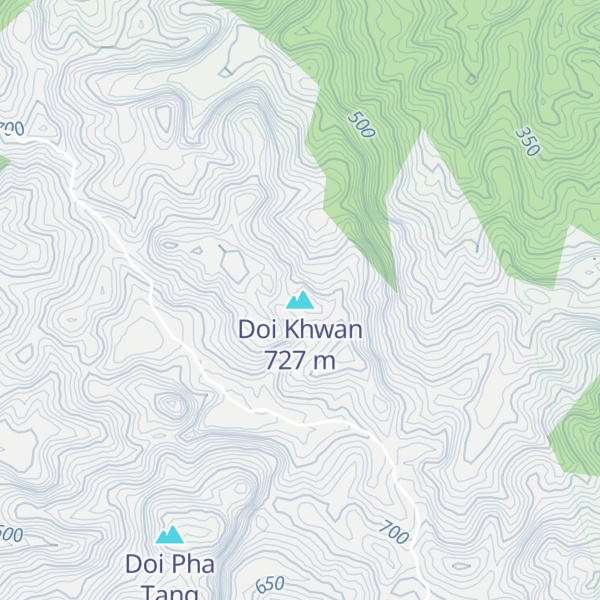 Map of Doi Khwan