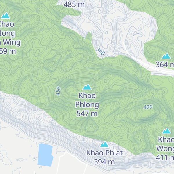 Map of Khao Phlong