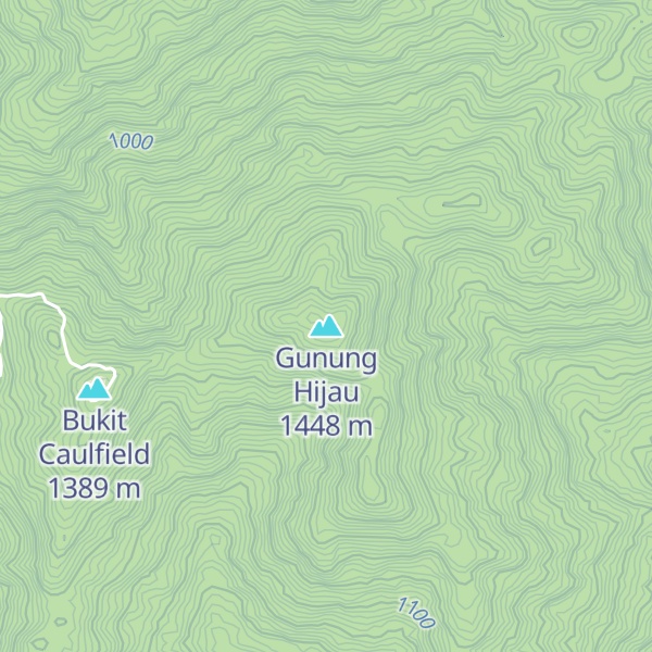 Map of Gunung Hijau