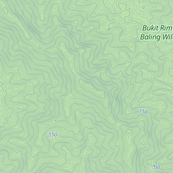 Map of Bukit Gadang