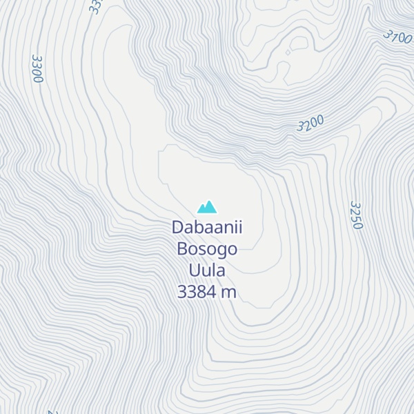 Map of Dabaanii Bosogo Uula
