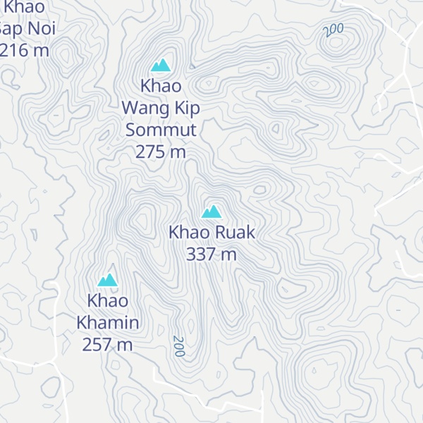Map of Khao Ruak
