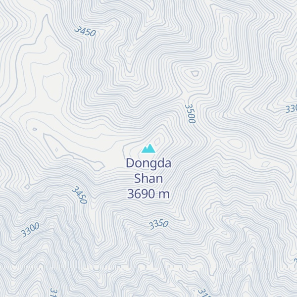 Map of Dongda Shan