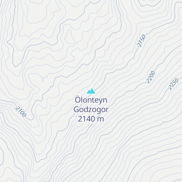 Map of Ölonteyn Godzogor