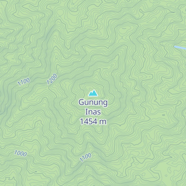 Map of Gunung Inas