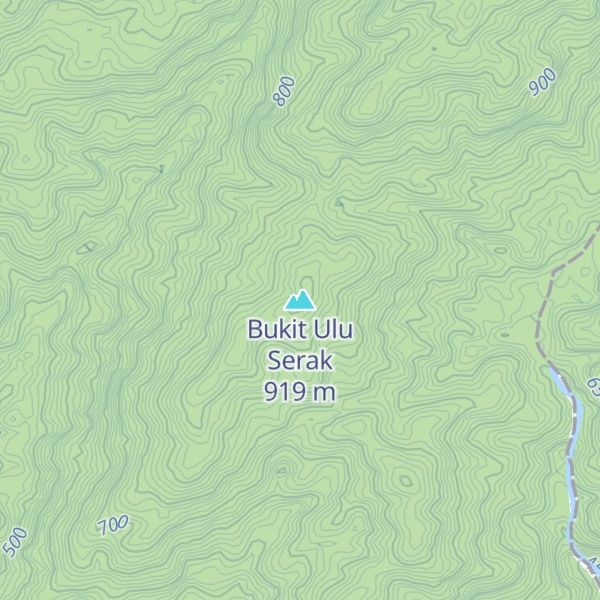 Map of Bukit Ulu Serak