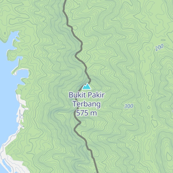 Map of Bukit Pakir Terbang